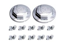 Par Tampa Cubo Cinza Dianteiro Sc S5 A Partir De 2012 + 20 Capa Porca Logo