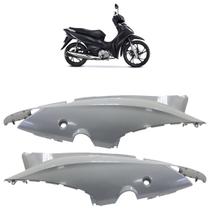 Par Tampa Lateral Carenagem Biz 125 2006 2007 2008 2009 2010 Sem Pintura Acabamento Liso