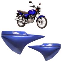 Par Tampa Lateral CG 150 Titan 2004 2005 2006 2007 2008 Azul Acabamento Liso Par Tampa Lateral CG 150 Titan 2004 2005 2006 2007 2008 Azul Acabamento Liso