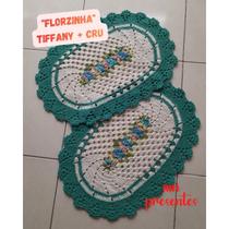 par tapete de croche florzinha oval par tapete de croche florzinha oval