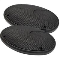 Par Tela 6x9 Grade Plastica P/ Alto-falante Pionner Selenium Som Hinor Bomber