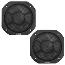Par Tela Alto Falante 6 Polegadas Proteção Som Com Forro Top