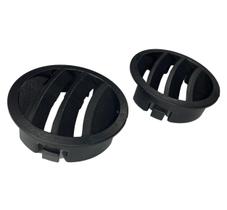 Par Tela Difusor Ar Superior Painel Gol G3 Preto