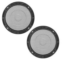 Par Tela Plástica 8 Polegadas Grade Alto Falante Arlem Preta