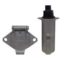 Par Tomada Eletrica Aluminio 7 Polos 24v Me4000