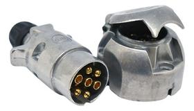 Par Tomada Elétrica Metal 7 Pólos Carretinha Original Hella Par Tomada Elétrica Metal 7 Pólos Carretinha Original Hella