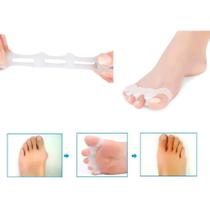 Par transparente silicone separador protetor dedos pés joanete