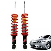 Par Traseiro Suspensão Rosca Slim Honda New Civic 07 A 11
