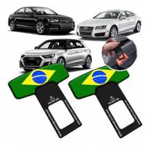 Par Trava Fivela Cinto Anti Som Audi A1 A3 A4 A5 A6 A7 A8