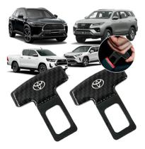 Par Trava Fivela Cinto Anti Som Corolla Cross Hilux Sw4 Rav4