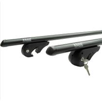 Par Travessas Universal Rack Kiussi Belluno 130cm Preta Com Chave Par Travessas Universal Rack Kiussi Belluno 130cm Preta Com Chave