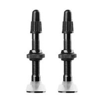 Par Válvula Bico Tubeless Absolute 48mm Preta Alumínio