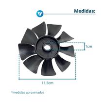 Par Ventoinhas Compressor Odonto Lado A/b 1hp Chiaperini