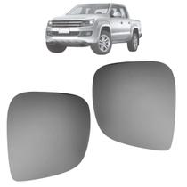 Par Vidro Espelho Retrovisor Com Base Amarok 2011 Até 2016