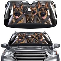 Para-brisa de carro Sun Shade GENANY German Shepherd 140x75 cm Para-brisa de carro Sun Shade GENANY German Shepherd 140x75 cm