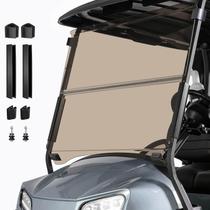 Para-brisa dobrável fumê para carrinho de golfe Cartalia, acrílico 5 mm Para-brisa dobrável fumê para carrinho de golfe Cartalia, acrílico 5 mm