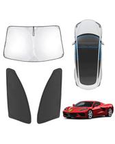 Pára-brisa Karltys 3PCS para Chevrolet Corvette C8 Pára-brisa Karltys 3PCS para Chevrolet Corvette C8