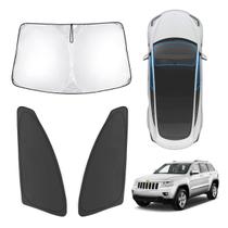 Para-brisa Karltys Sun Shade, 3 peças, ajuste personalizado, Jeep Grand Cherokee Para-brisa Karltys Sun Shade, 3 peças, ajuste personalizado, Jeep Grand Cherokee