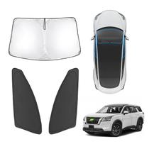 Para-brisa Karltys Sun Shade, 3 unidades para Nissan Pathfinder 2022-25 Para-brisa Karltys Sun Shade, 3 unidades para Nissan Pathfinder 2022-25