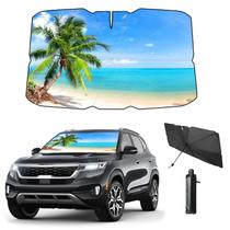 Pára-brisa Sun Shade Coricha Palm Tree 145x79 cm Blackout