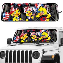 Para-brisa Sun Shade DaisyInner compatível com Jeep Jk Jku Jl Jlu 1997-2025 e Gladiator Jt 2020-2025 Para-brisa Sun Shade DaisyInner compatível com Jeep Jk Jku Jl Jlu 1997-2025 e Gladiator Jt 2020-2025