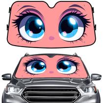 Pára-brisa Sun Shade GENANY Cute Eyes para carro e caminhão SUV Pára-brisa Sun Shade GENANY Cute Eyes para carro e caminhão SUV