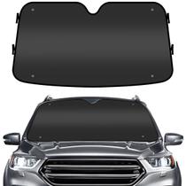 Pára-brisa Sun Shade GENANY preto para carro, SUV, caminhão 160x80cm Pára-brisa Sun Shade GENANY preto para carro, SUV, caminhão 160x80cm