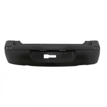 Para-choque Corsa Hatch 2003 a 2012 traseiro preto liso com farol - 1742