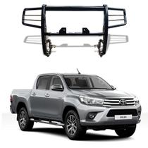 Para-Choque de Impulsão Hilux 16 a 2018 C/Suporte Guincho Preto
