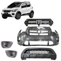 Para Choque Dianteiro Fiat Mobi Trek Like Way 2020 21 2022 MILHA FECHADO