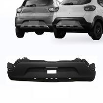 Para-choque Kwid Outsider 2019 a 2024 traseiro preto com furo - 4013