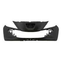 Para-choque Peugeot 207 Hatch/Sed/Sw/Hogg 2010 a 2015 dianteiro preto liso sem farol - 10005