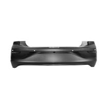 Para-choque Polo 2022 a 2025 traseiro preto liso com furo para sensor - 6103 Para-choque Polo 2022 a 2025 traseiro preto liso com furo para sensor - 6103