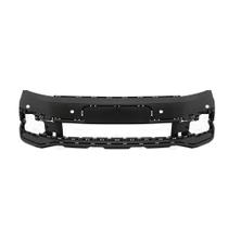 Para-choque Saveiro Cross G7 2017 a 2020 dianteiro preto liso parcial com furo para sensor - 6678