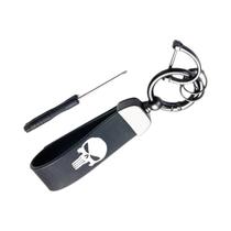 Para Fiat-IDEA Acessórios Estilo de carro Chaveiro de metal de couro com sensação de pele fantástica