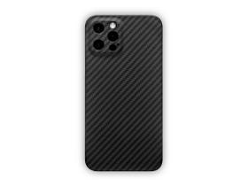 Para iPhone 12 Pro Max case Premium fina e leve, elegante em fibra Carbono Kevlar de luxo proteção Camera AI - CARBON DESIGN