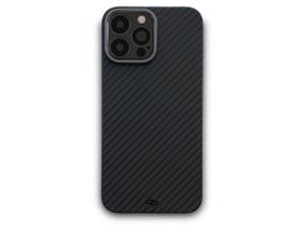 Para iPhone 13 Pro 13Pro Capa capinha case fibra Carbono Kevlar Fina e leve Premium Borda proteção Camera luxo - CARBON DESIGN