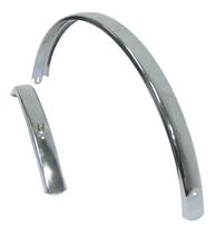 Para-lama de Bicicleta Em Inox Aro 26 com Hastes + Cobre Corrente Para-lama de Bicicleta Em Inox Aro 26 com Hastes + Cobre Corrente