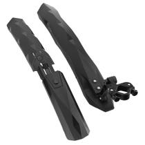 Para-lamas de bicicleta Yosoo Durable Mountain com luz traseira LED preta