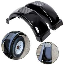 Para-lamas para reboque ECOTRIC 74 cm x 23 cm x 31 cm pretos com degraus Para-lamas para reboque ECOTRIC 74 cm x 23 cm x 31 cm pretos com degraus