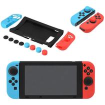 Para Nintendo Switch Capa protetora de silicone antiderrapante com polegar