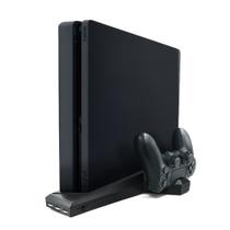 Para PS4/PS4 Slim VERTICAL STAN com ventilador de resfriamento CONTROLLER C