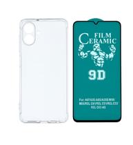 Para Samsung Galaxy A07 Capinha Capa Case Anti Impacto e Pelicula de Ceramica Gel 9d Para Samsung Galaxy A07 Capinha Capa Case Anti Impacto e Pelicula de Ceramica Gel 9d