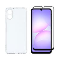 Para Samsung Galaxy A07 Capinha Capa Case Anti Impacto e Pelicula de Vidro 3d Para Samsung Galaxy A07 Capinha Capa Case Anti Impacto e Pelicula de Vidro 3d