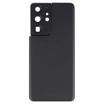 Para Samsung Galaxy S21 Ultra 5G Tampa traseira da bateria com tampa da lente da câmera