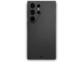 Para Samsung Galaxy S24 Ultra case Premium fina e leve, elegante em fibra Carbono Kevlar de luxo proteção Camera AI