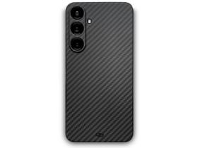 Para Samsung S24 Capa capinha case Fibra Carbono Kevlar Fina e Leve Premium Luxo - CARBON DESIGN