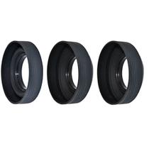 Para-Sol 62mm Silicone 3 em 1 Universal para Lentes