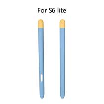 Para Tab S6 Lite/S7 Tablet Touc Stylus Pen Case Multiple Color Soft Silicone - Azul - S6lite