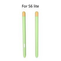 Para Tab S6 Lite/S7 Tablet Touc Stylus Pen Case Multiple Color Soft Silicone - Verde - S6lite